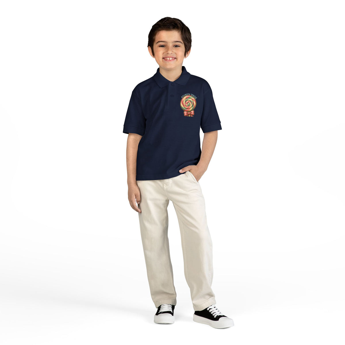 Kids Polo — Cute LolliSquirrel & BunBon with Custom Name