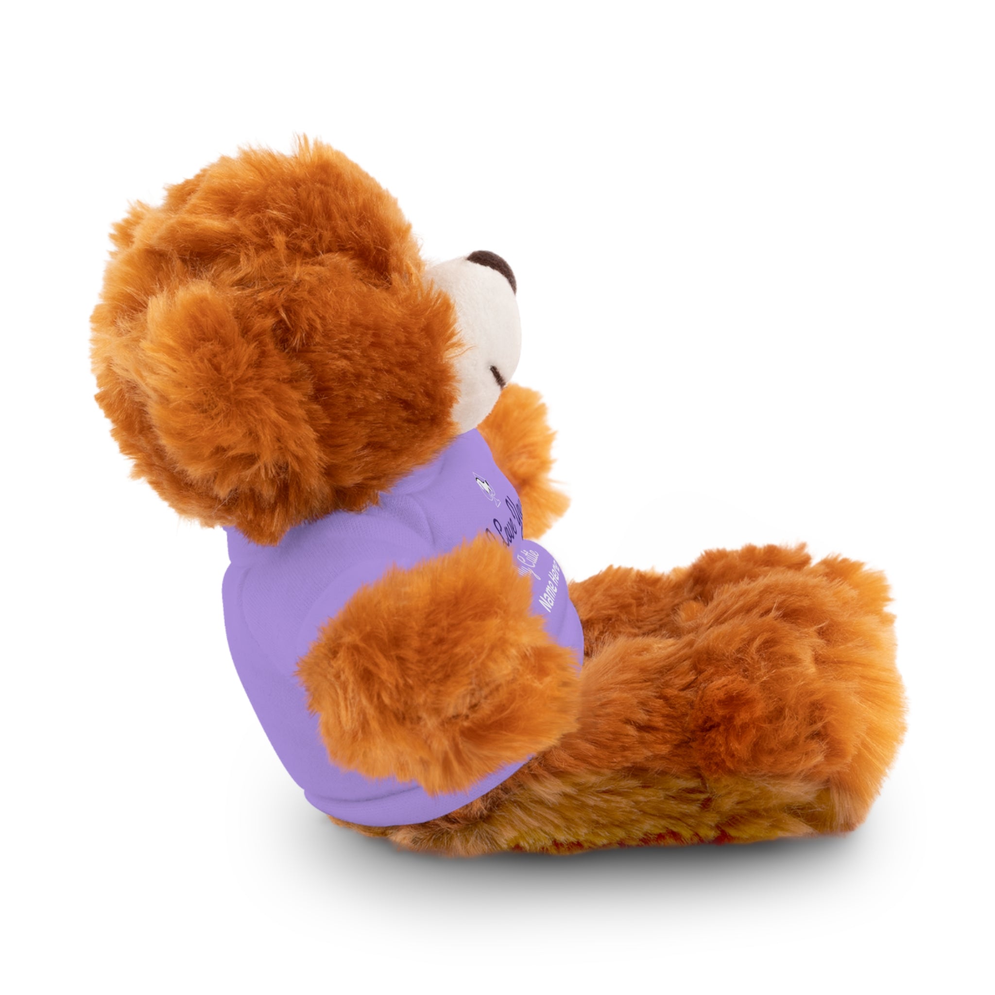 Personalized Teddy Bear with "I Love You" Tee