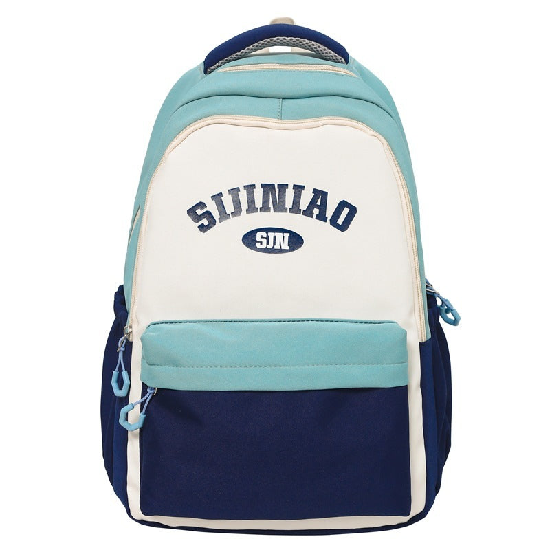 College Student Couple Travel Backpack