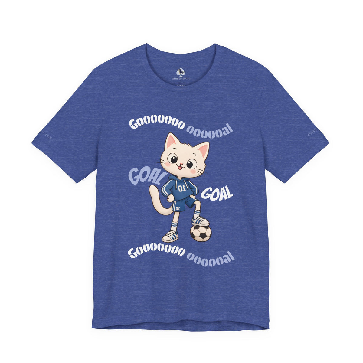 Soccer Cat T-Shirt Kids & Youth Soccer Tee (Custom Name)