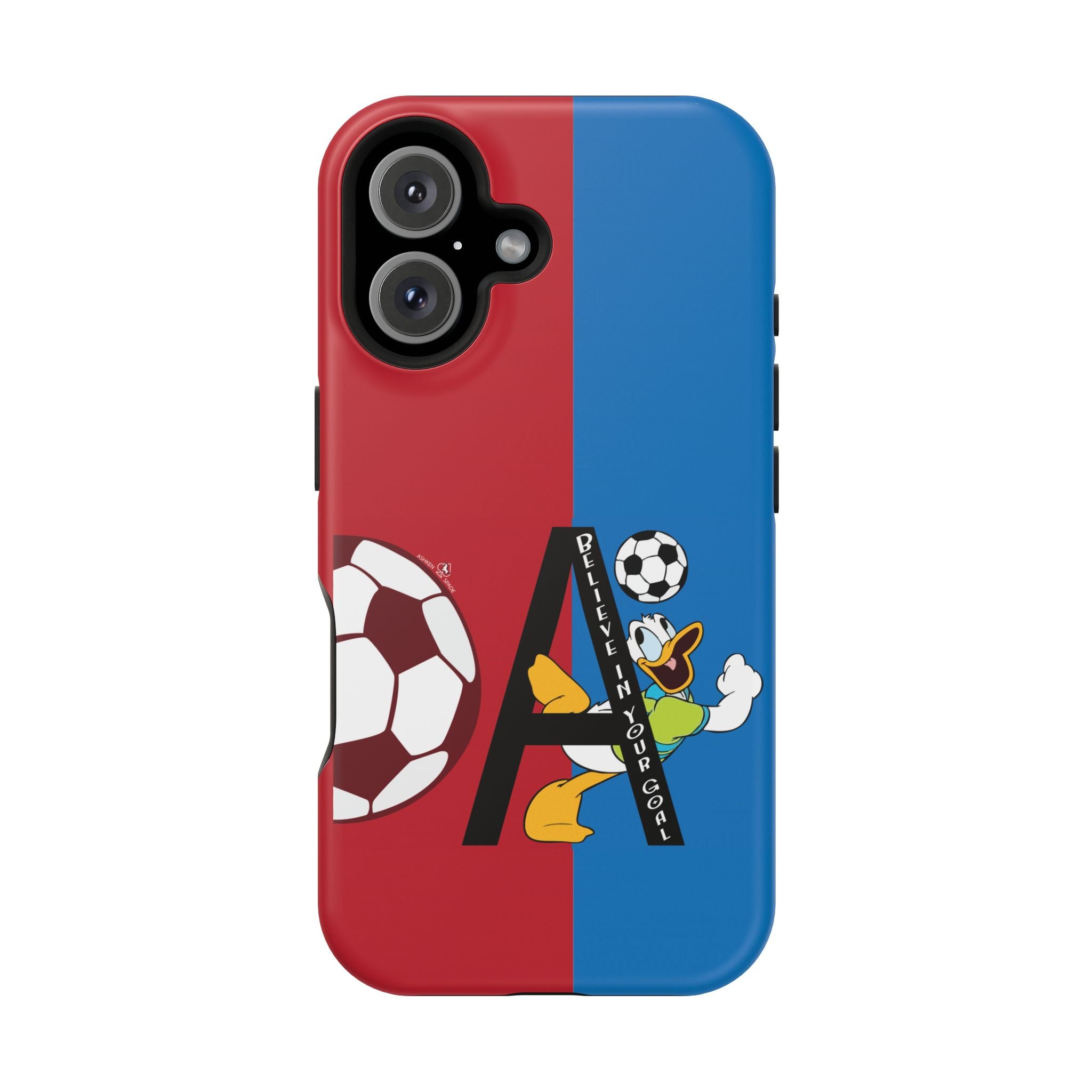 Soccer Initial A Magnetic Impact-Resistant Phone Case