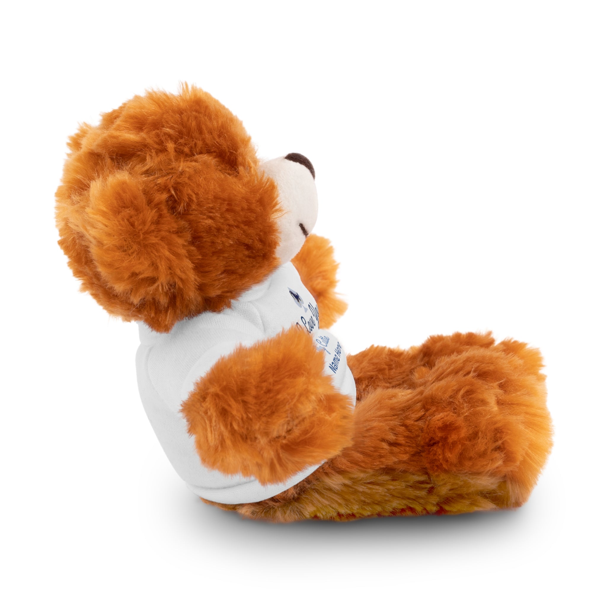 Personalized Teddy Bear with "I Love You" Tee