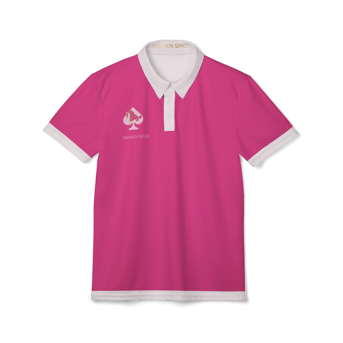 Pink Poker Ace Polo Shirt
