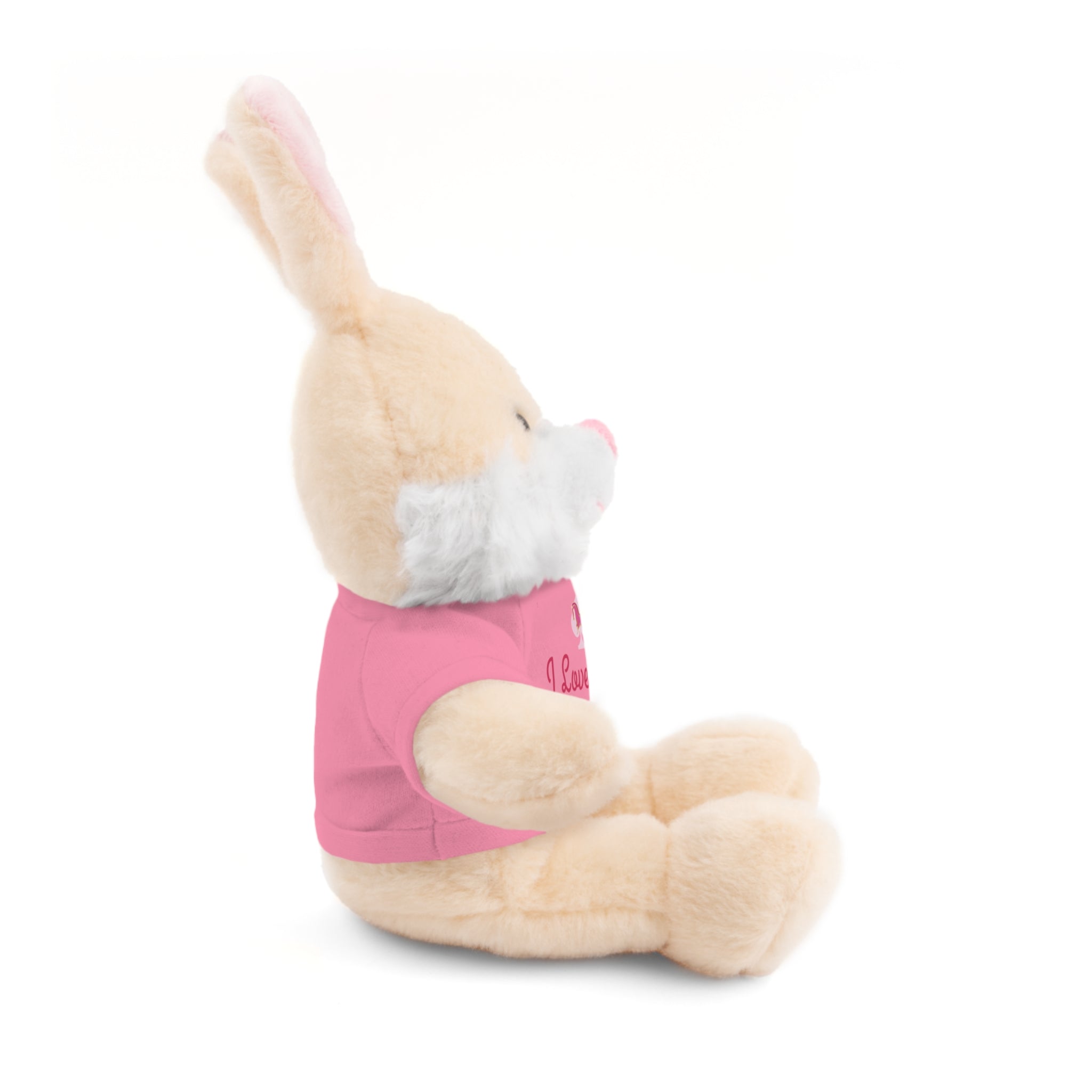 Personalized Teddy Bear with "I Love You" Tee