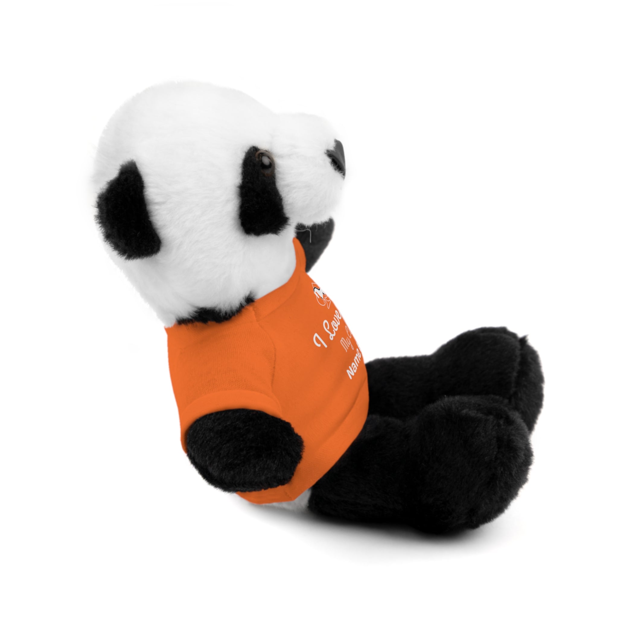 Personalized Teddy Bear with "I Love You" Tee