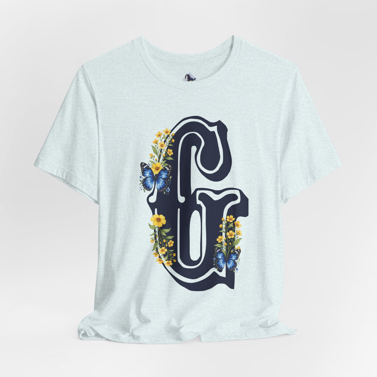 Floral Letter G Monogram T-Shirt