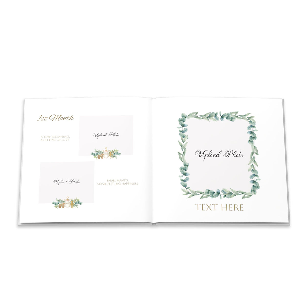 "Hello Baby" Personalized Hardcover YearAlbum