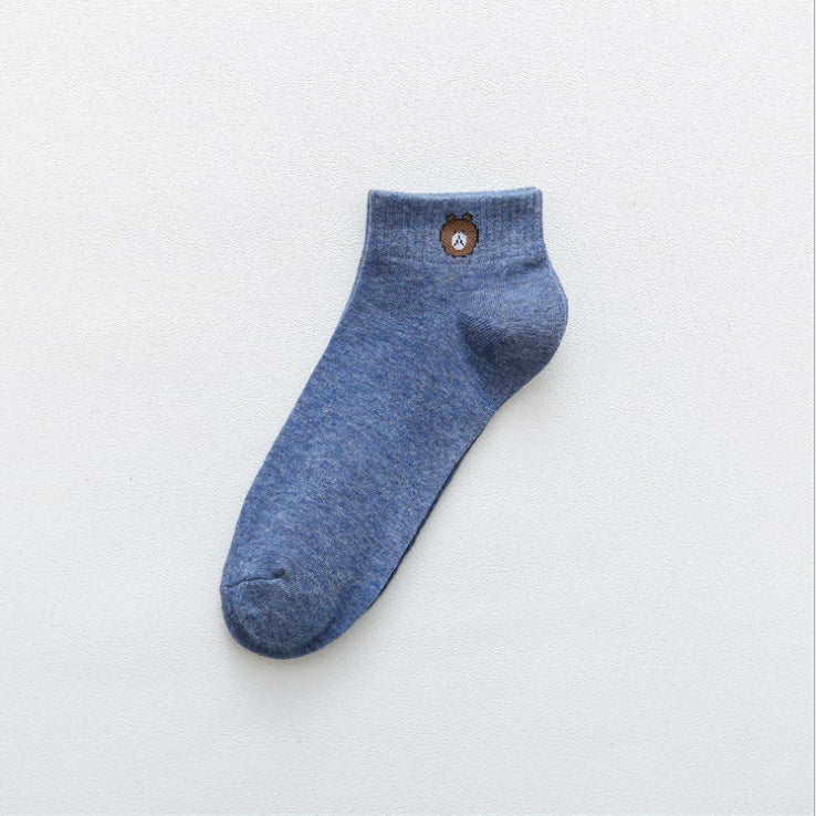 Women's Fashion Simple Bear Socks