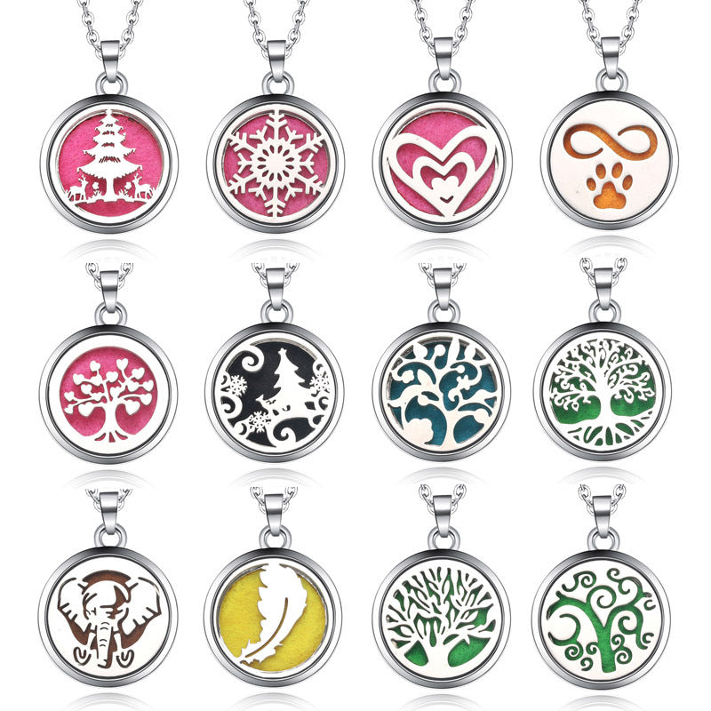 Stainless Steel Hollow Tree Of Life Pendant