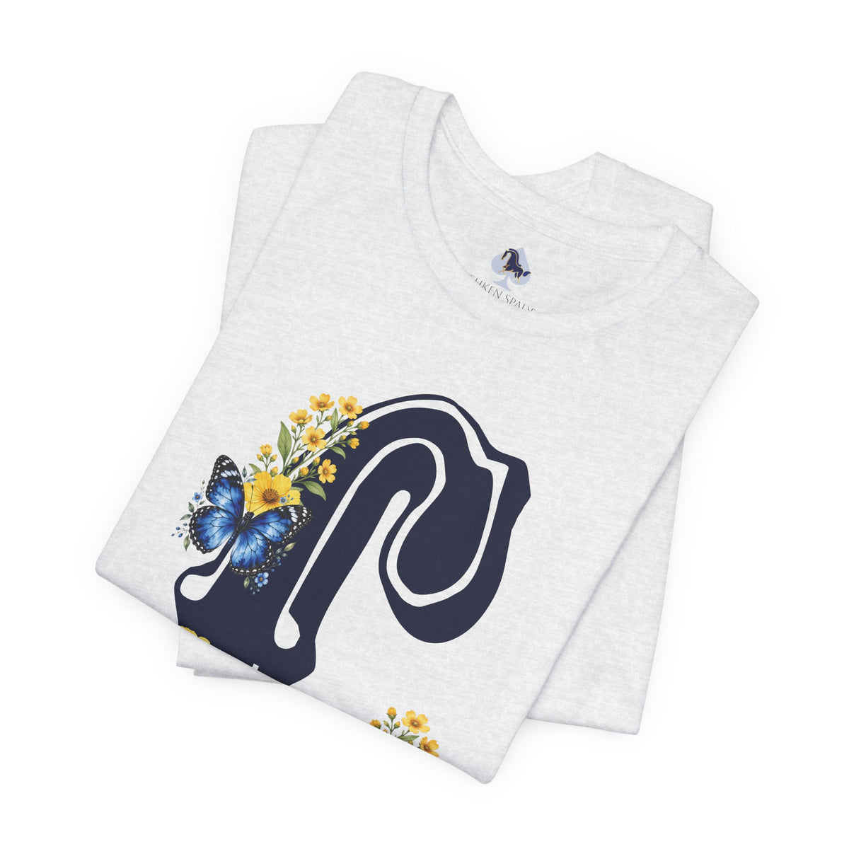 Floral Letter C Monogram T-Shirt