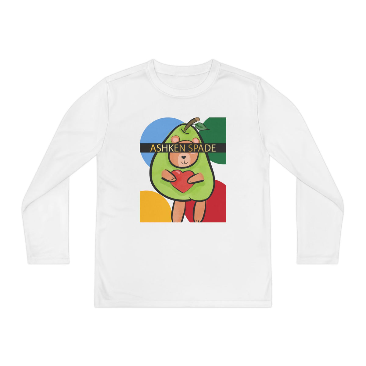 Cute Teddy Pear Character Long Sleeve Tee