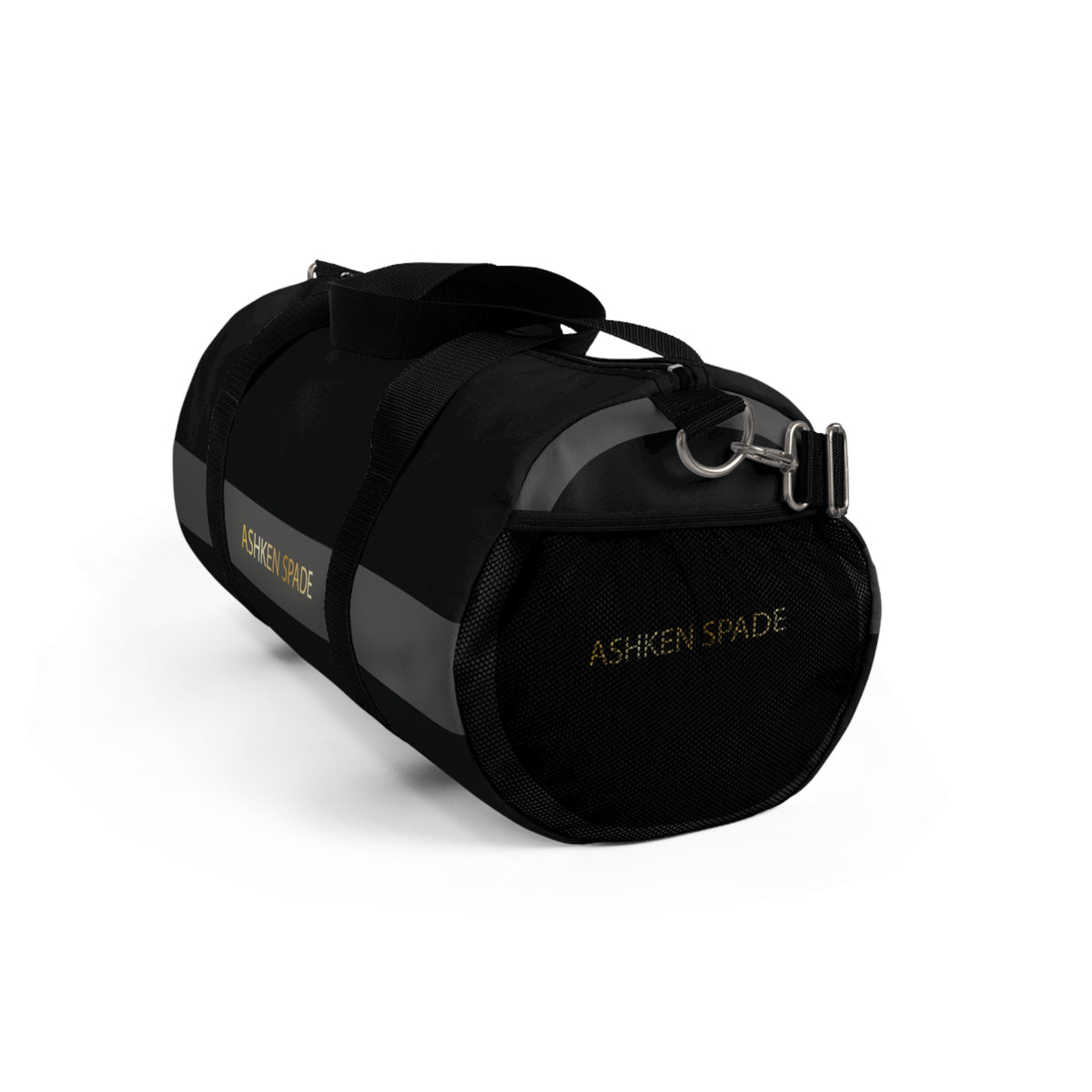 Personalized Black Duffel Bag