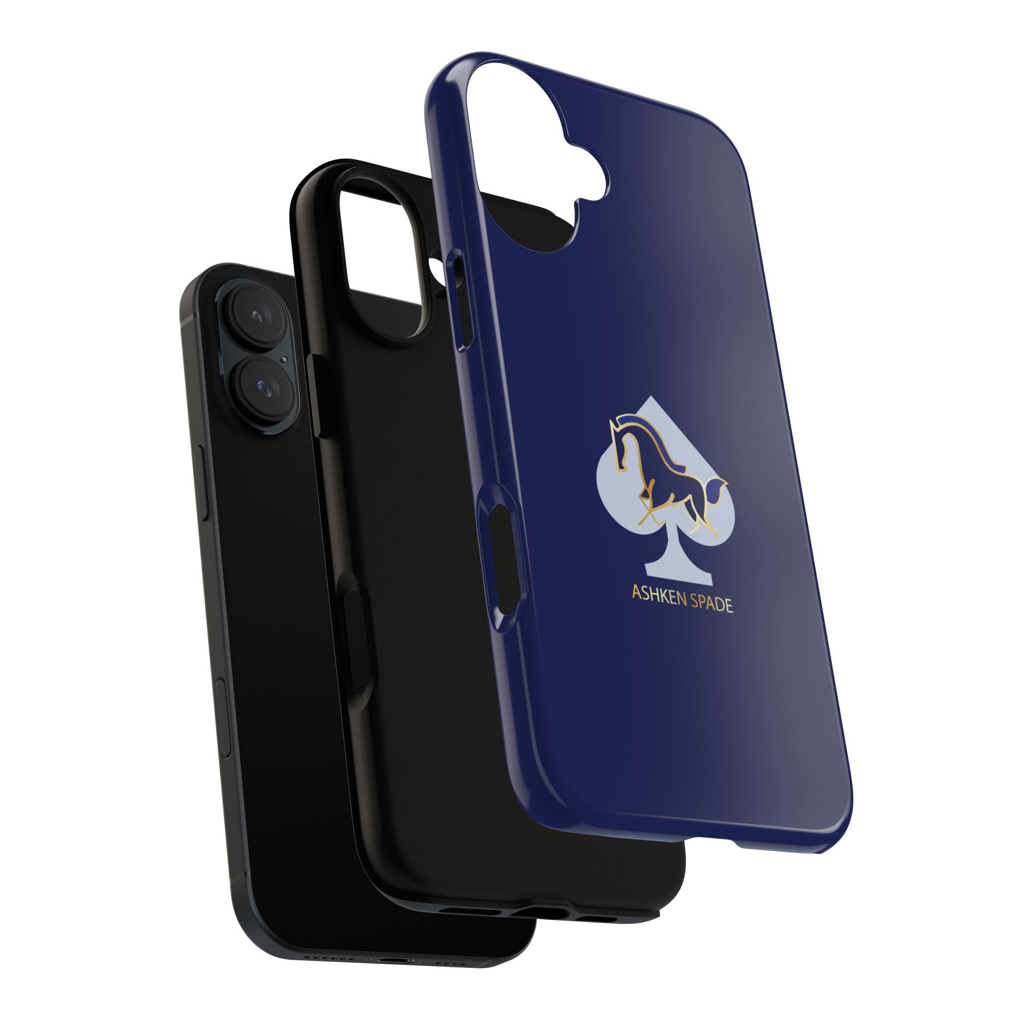 Navy Blue Ashken Spade Logo Phone Case