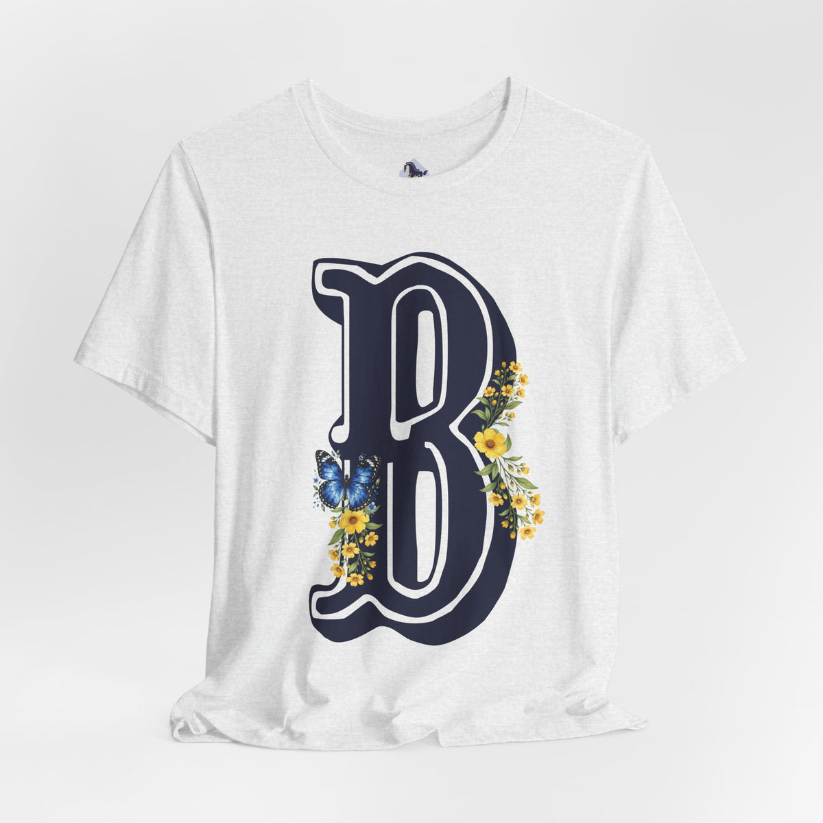 Floral Letter B Monogram T-Shirt
