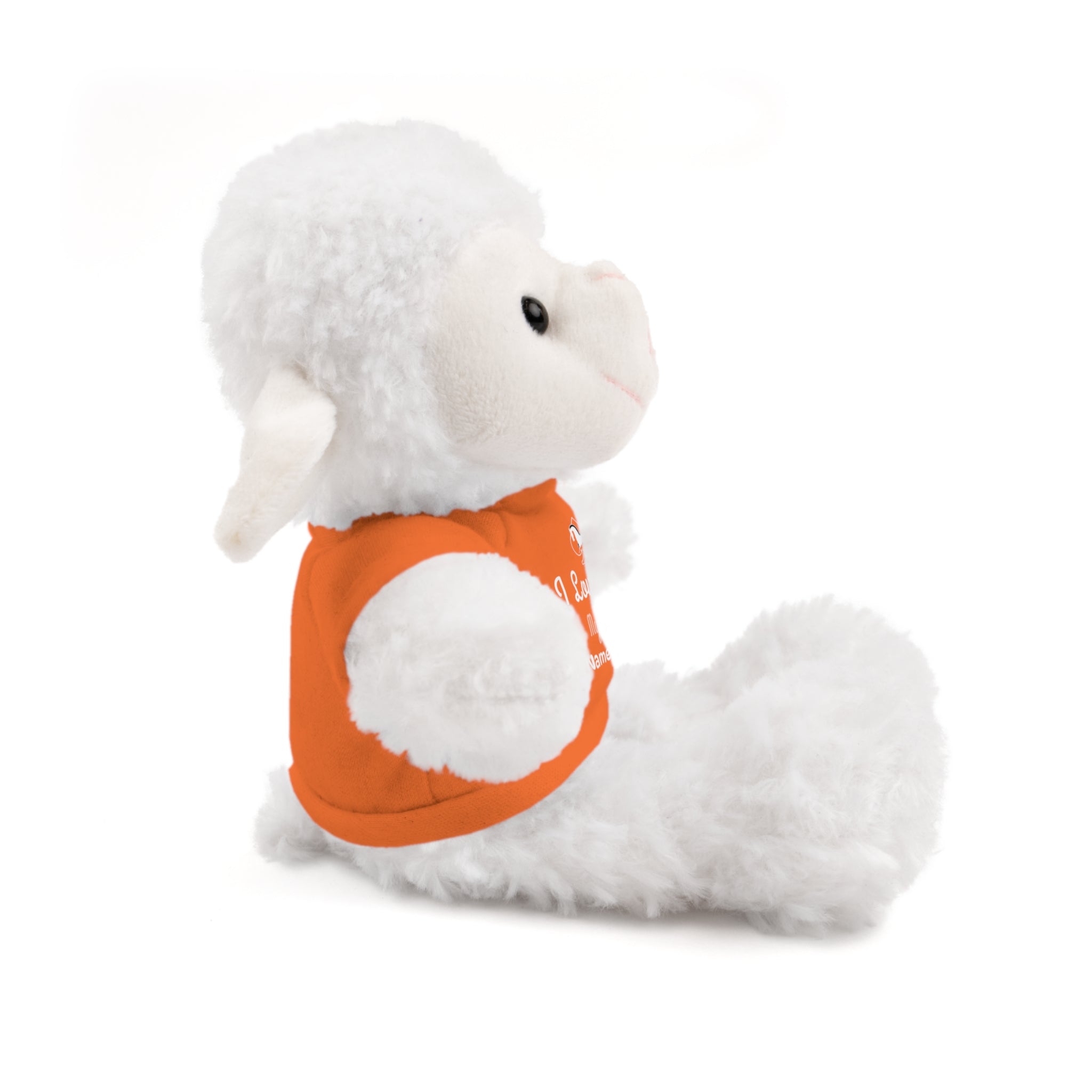 Personalized Teddy Bear with "I Love You" Tee