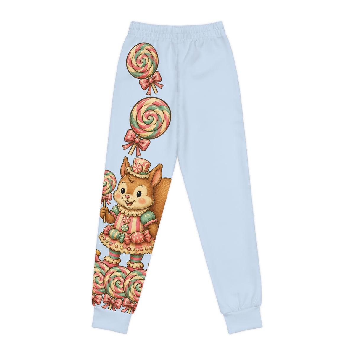 Light Blue LolliSquirl Youth Joggers