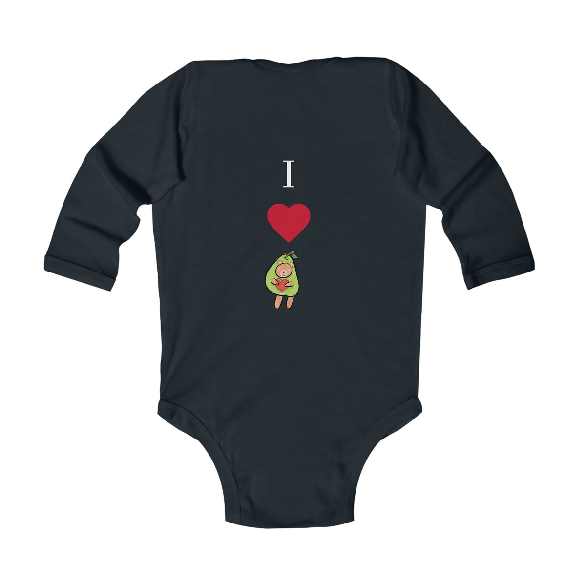 Teddy Pear Long-Sleeve Baby Bodysuit