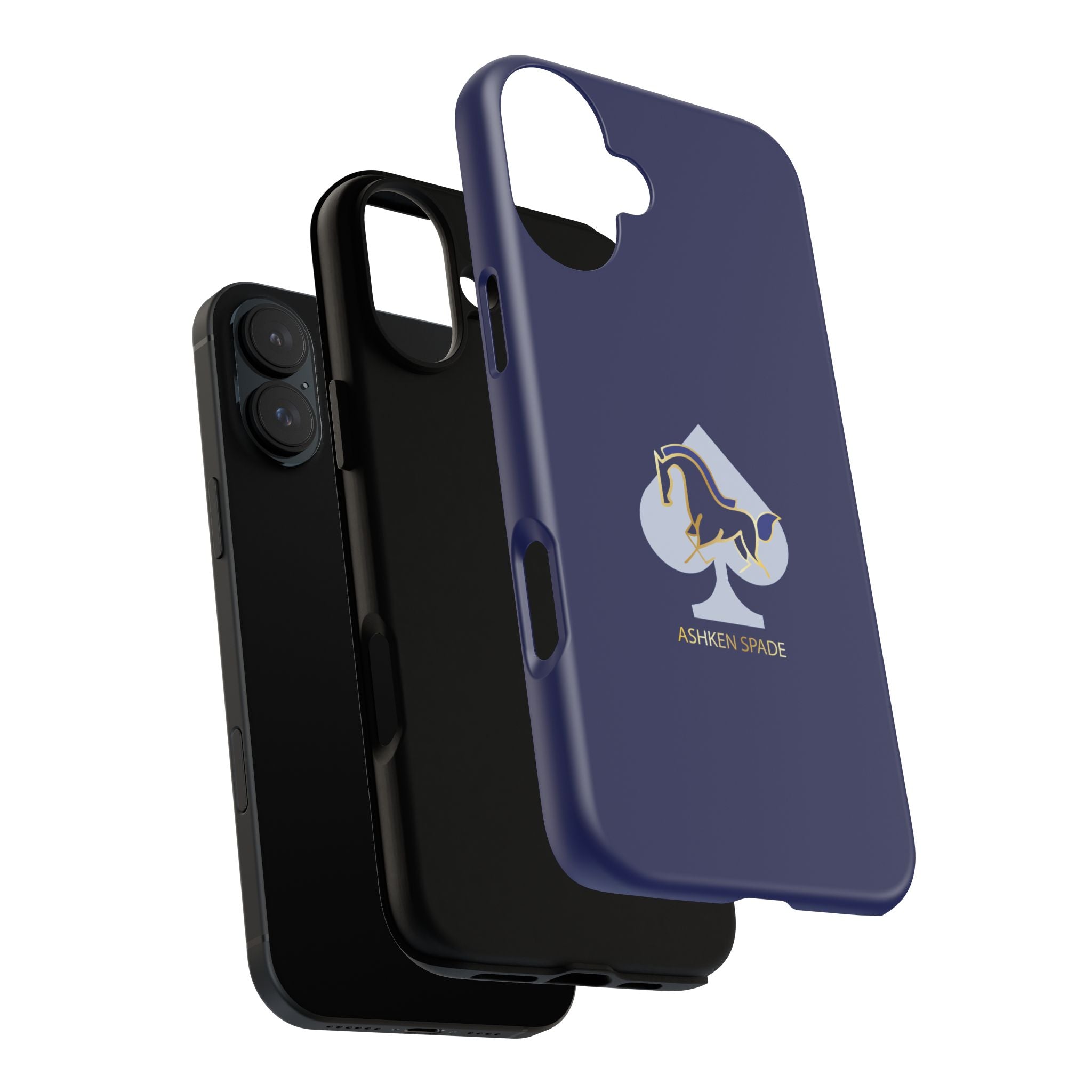 Navy Blue Ashken Spade Logo Phone Case