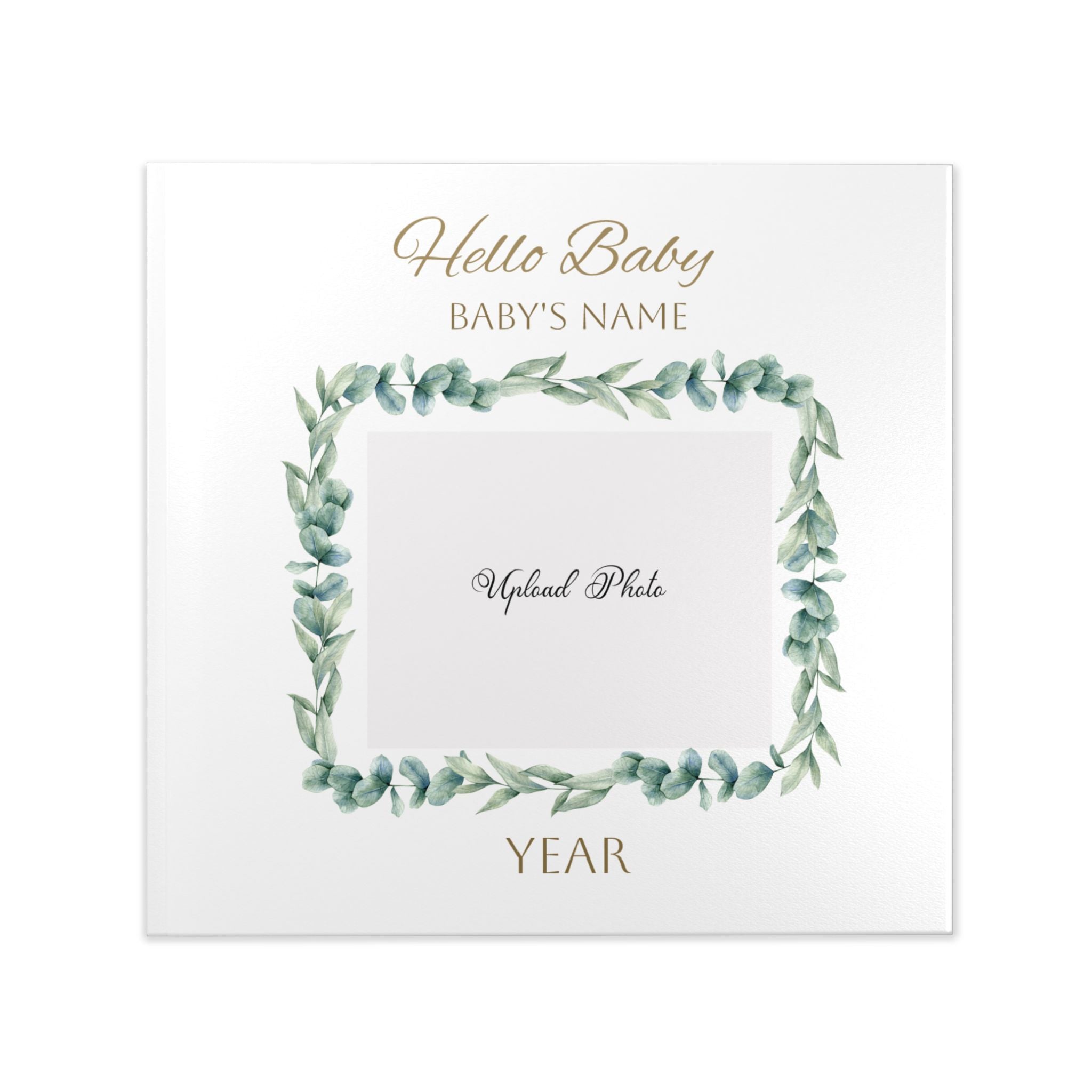 "Hello Baby" Personalized Hardcover Yearbook