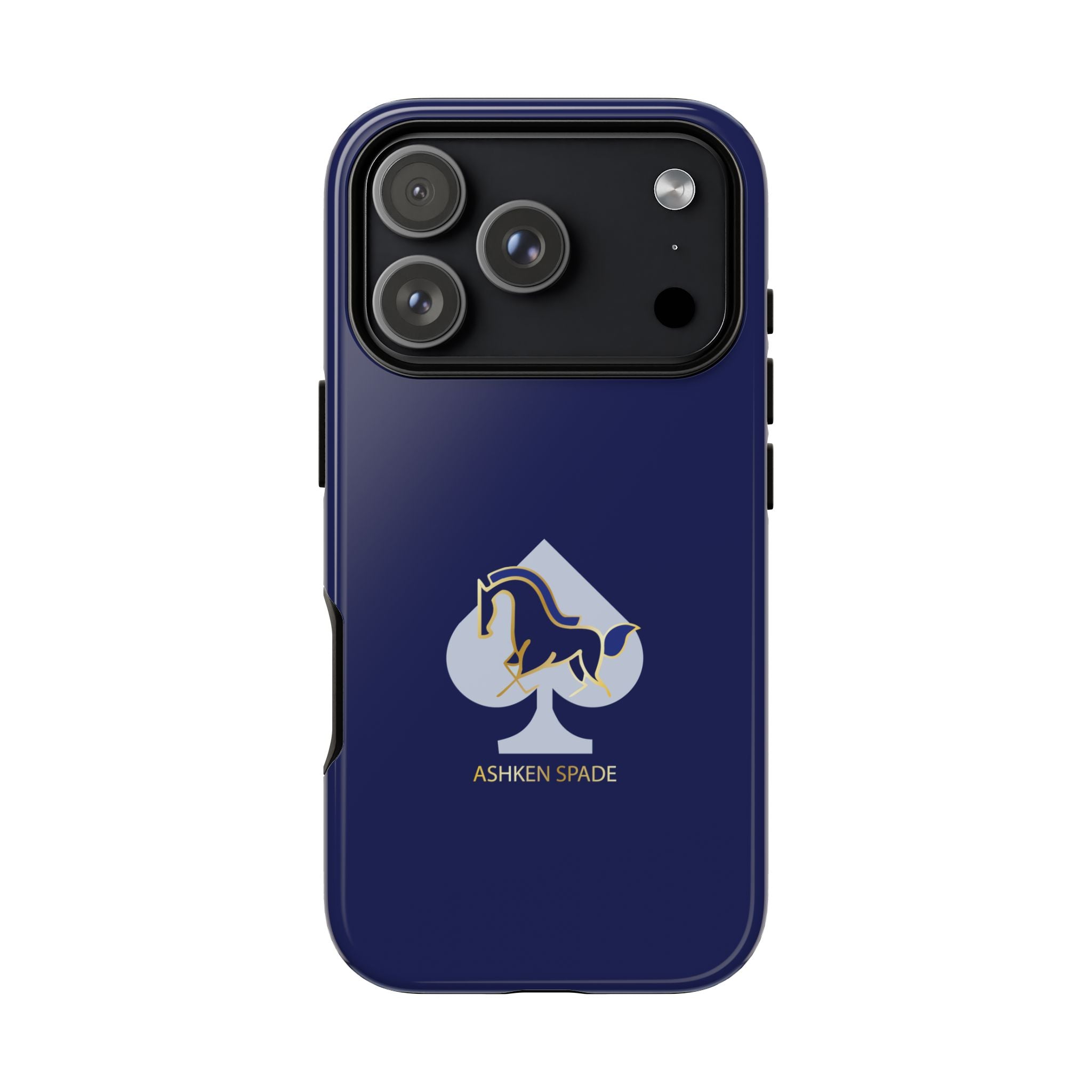 Navy Blue Ashken Spade Logo Phone Case