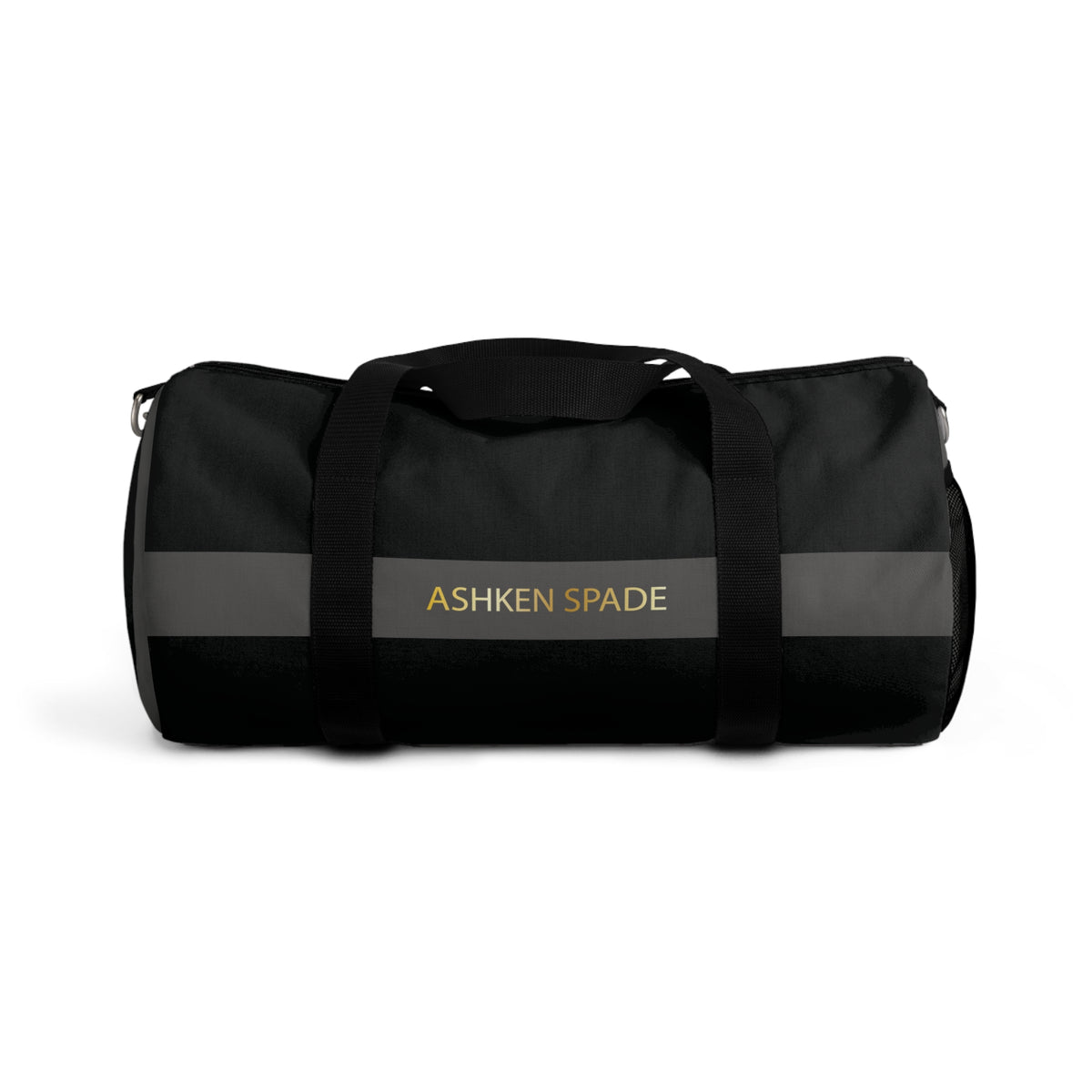 Personalized Black Duffel Bag
