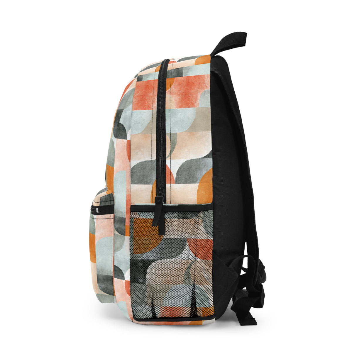 Abstract Retro Geometric Backpack