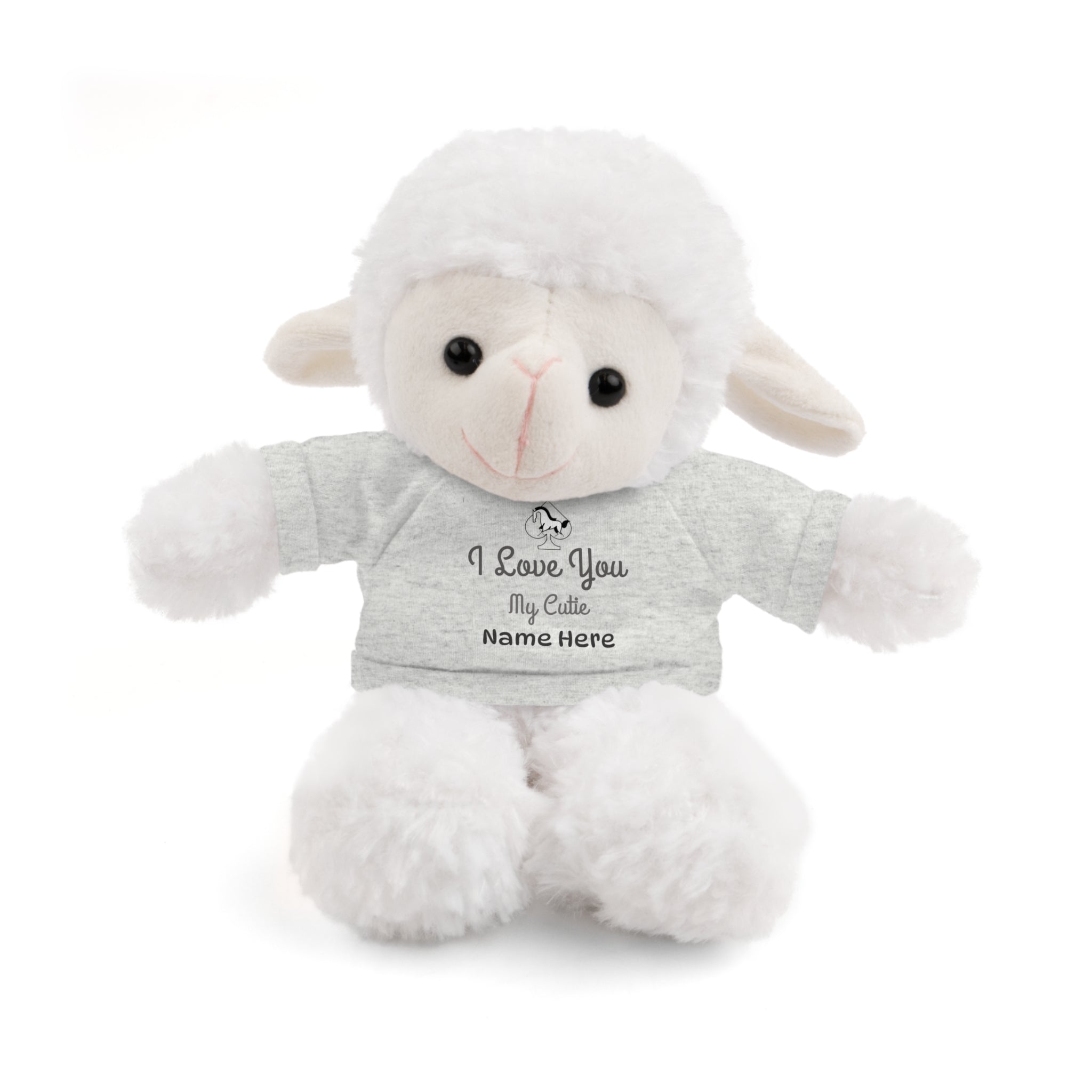 Personalized Teddy Bear with "I Love You" Tee