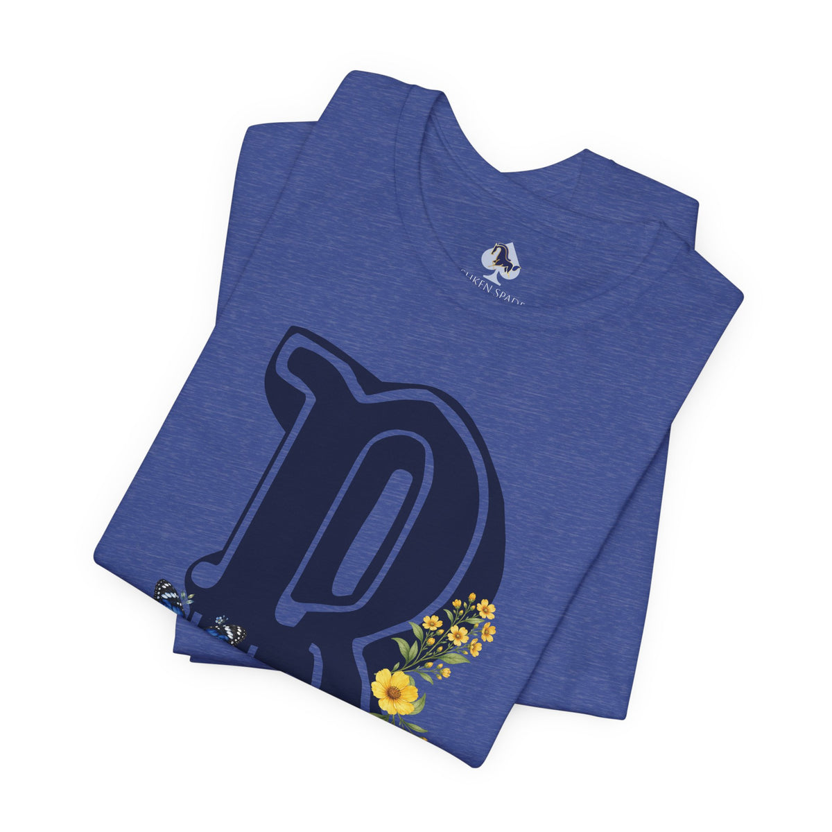 Floral Letter B Monogram T-Shirt