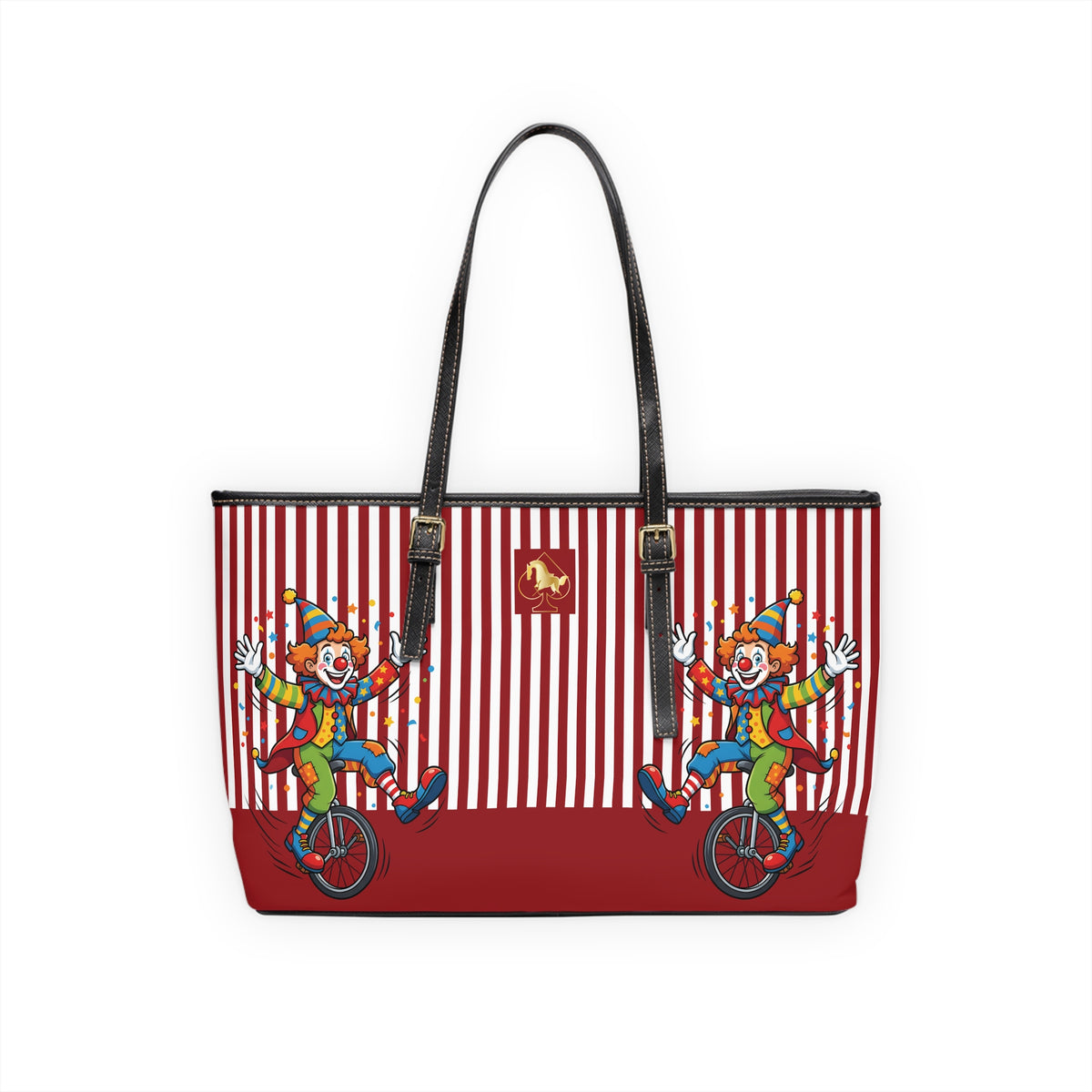 Circus  Red and White Striped Shoulder Bag