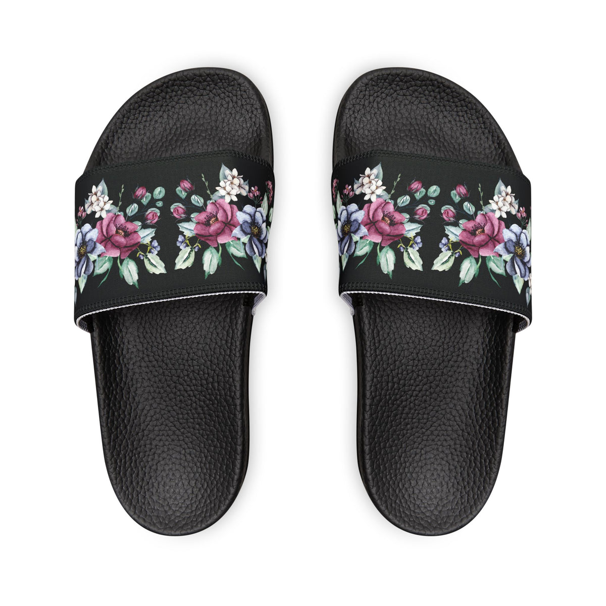 Youth Floral Slide Sandals