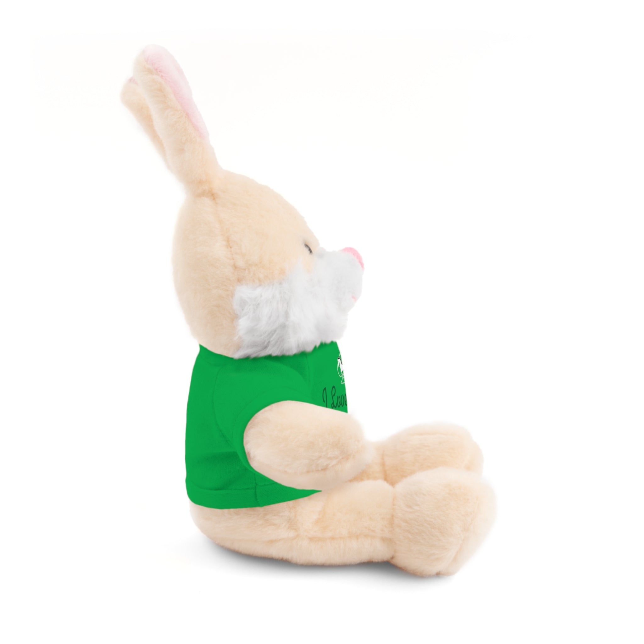 Personalized Teddy Bear with "I Love You" Tee