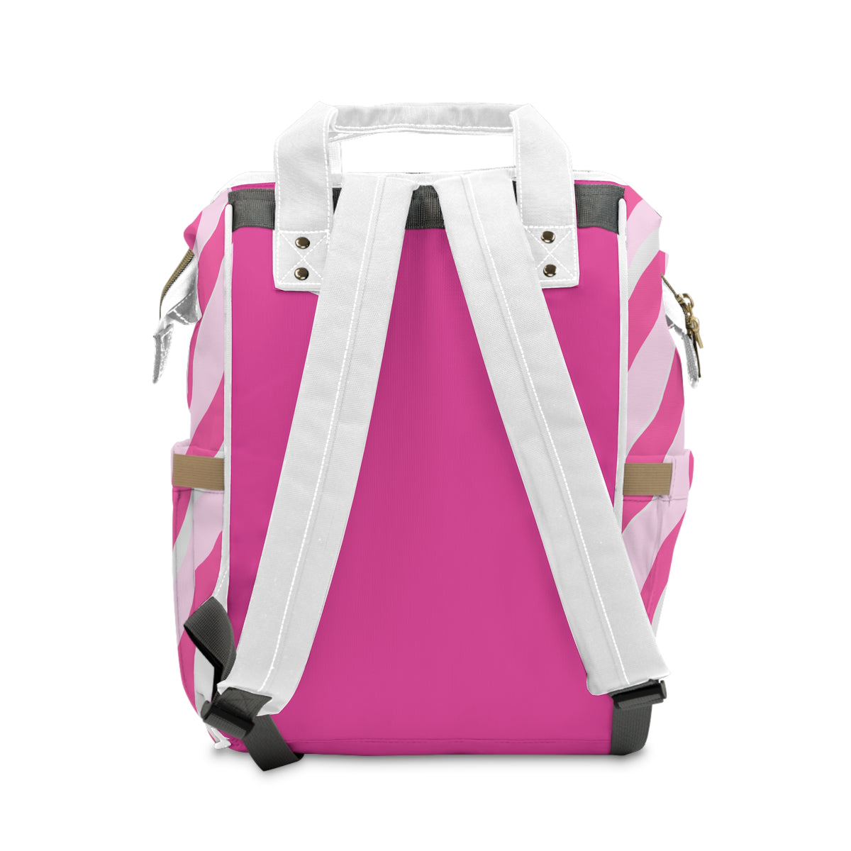 Pink Unicorn Diaper Backpack – Multifunctional Baby Changing Bag with Spade Logo