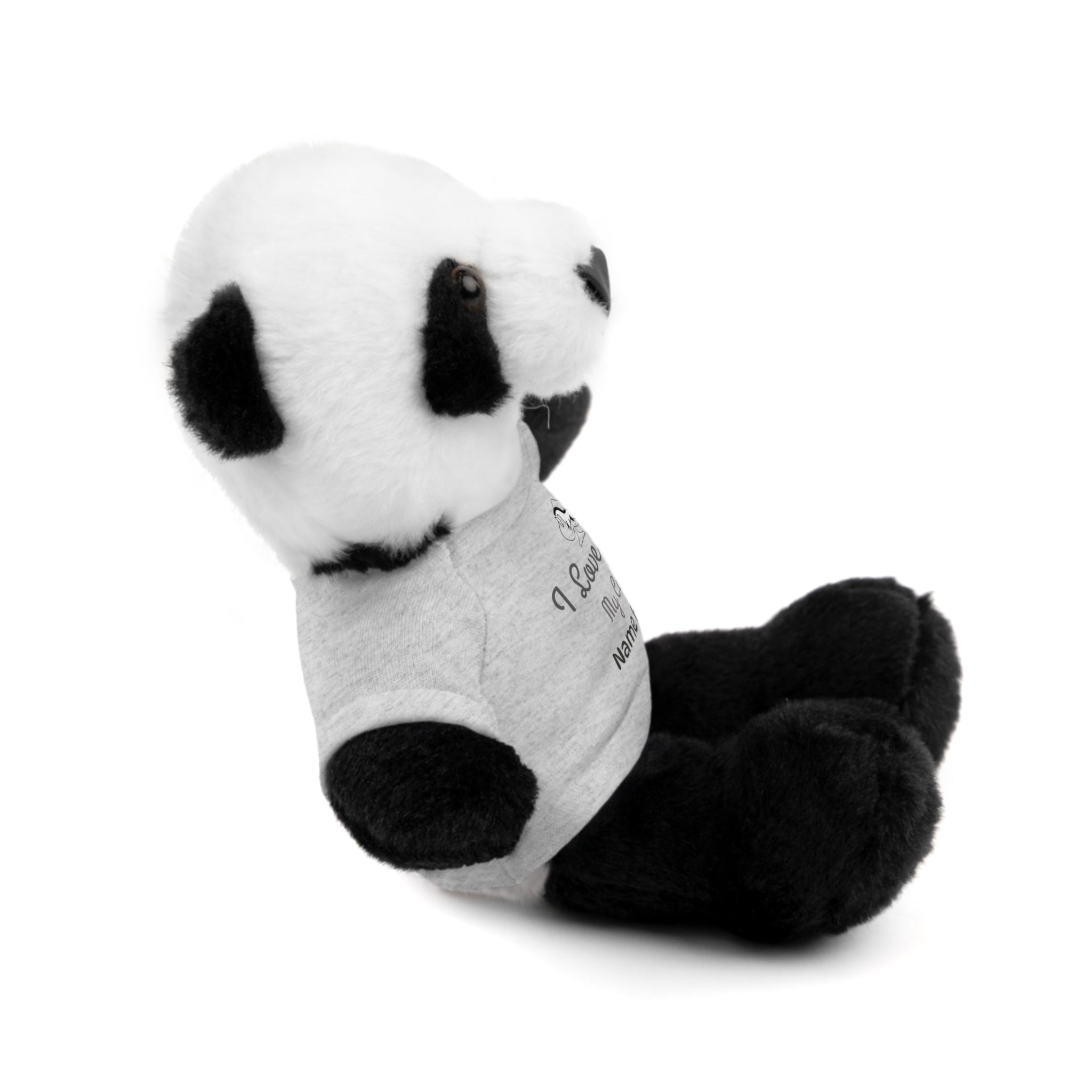 Personalized Teddy Bear with "I Love You" Tee