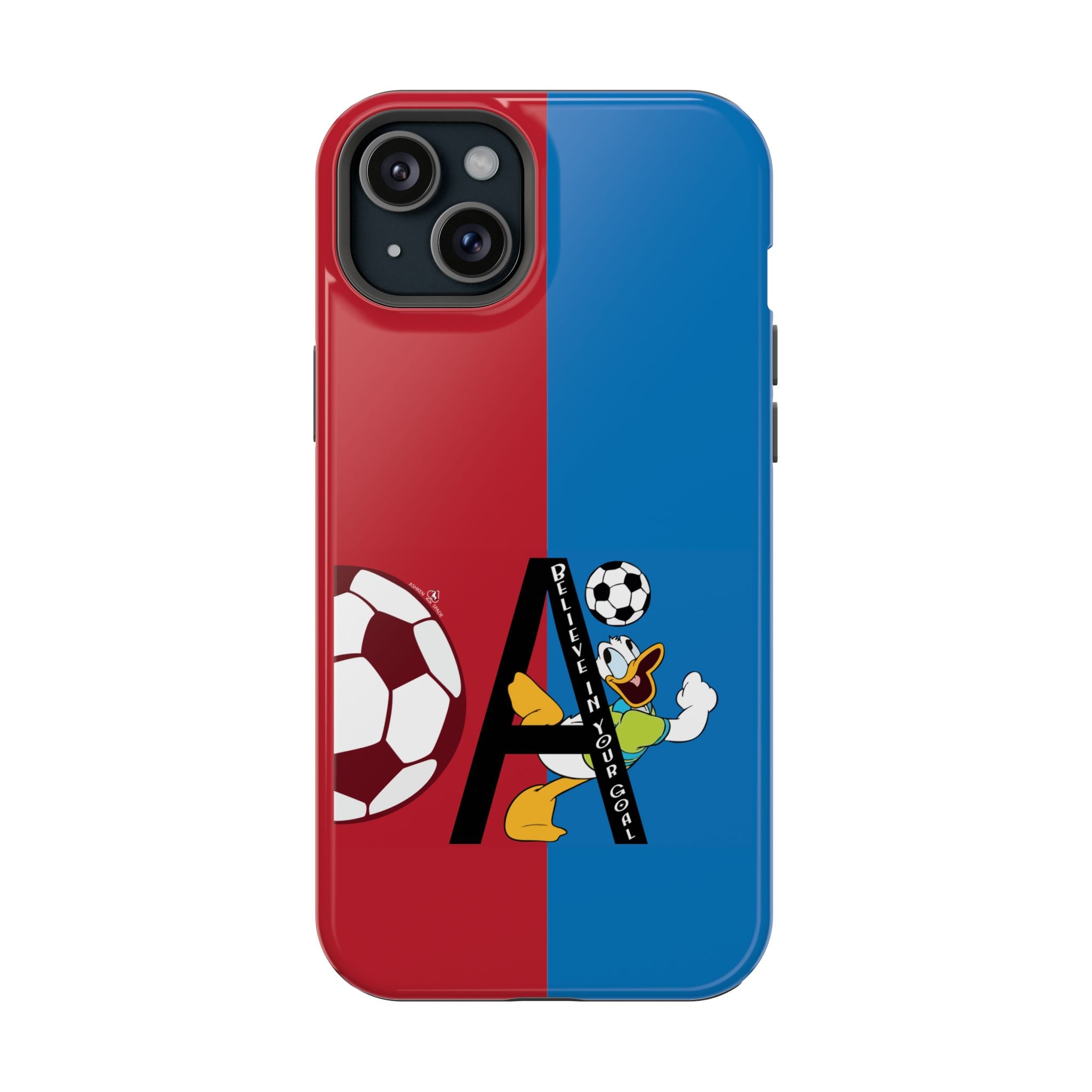 Soccer Initial A Magnetic Impact-Resistant Phone Case