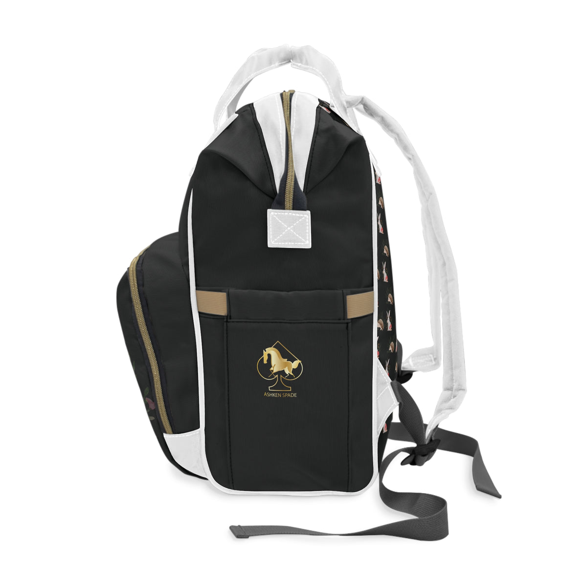 Personalized Bunny Diaper Backpack – Cute Woodland Baby Bag with Name