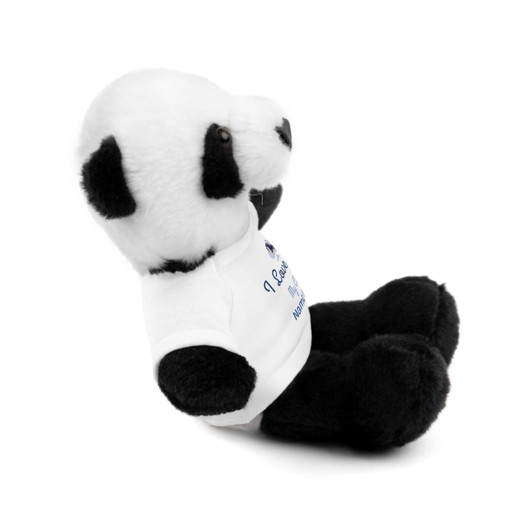 Personalized Teddy Bear with "I Love You" Tee