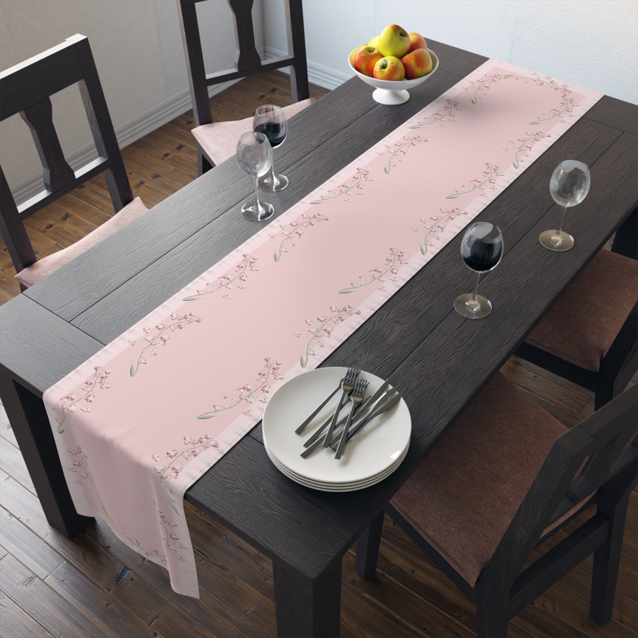 Pastel Blossom Dining Table Runner