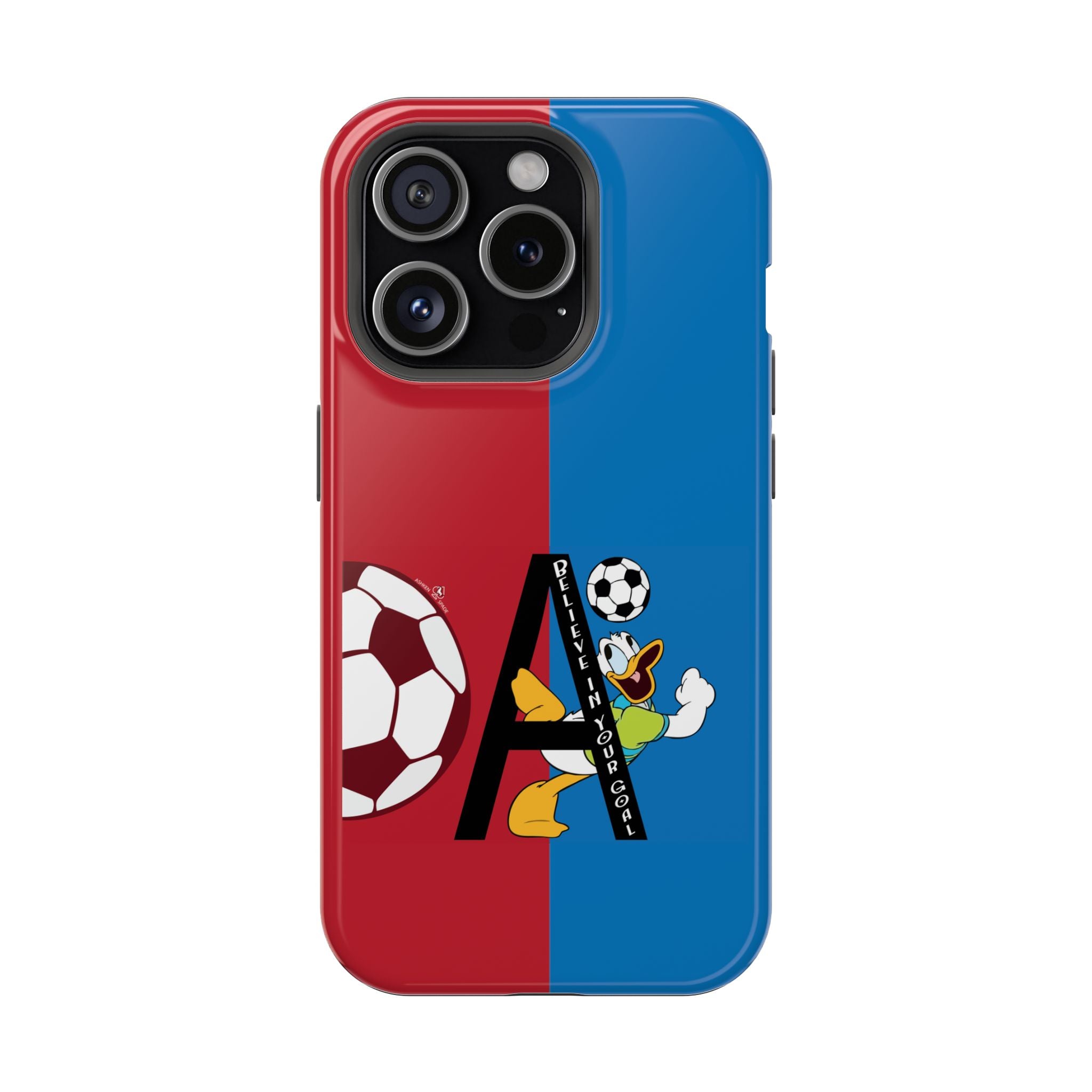 Soccer Initial A Magnetic Impact-Resistant Phone Case
