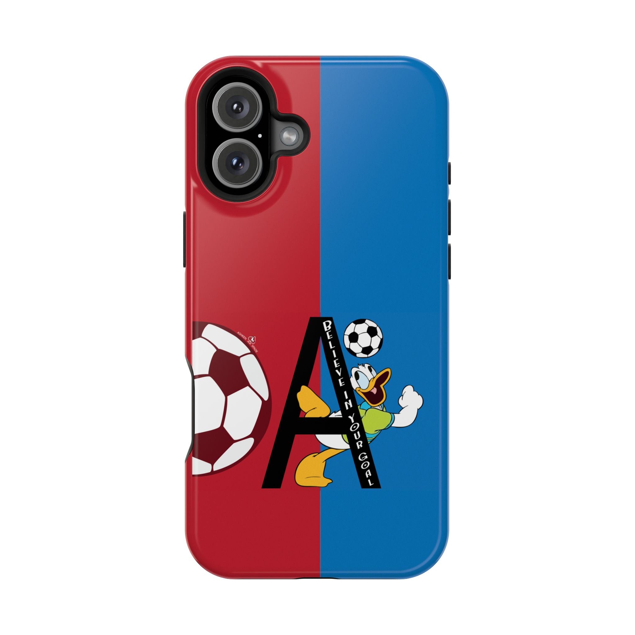 Soccer Initial A Magnetic Impact-Resistant Phone Case