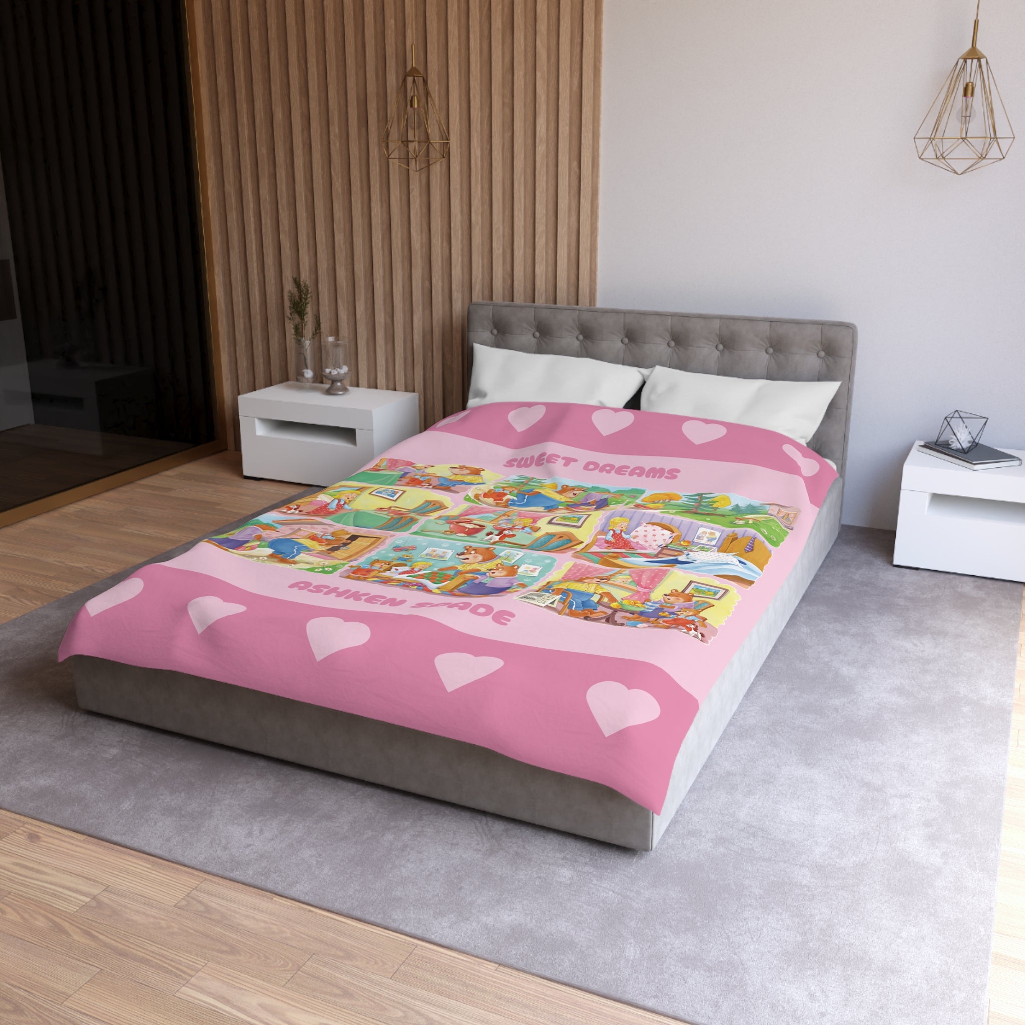 Three Bears Story Duvet Cover