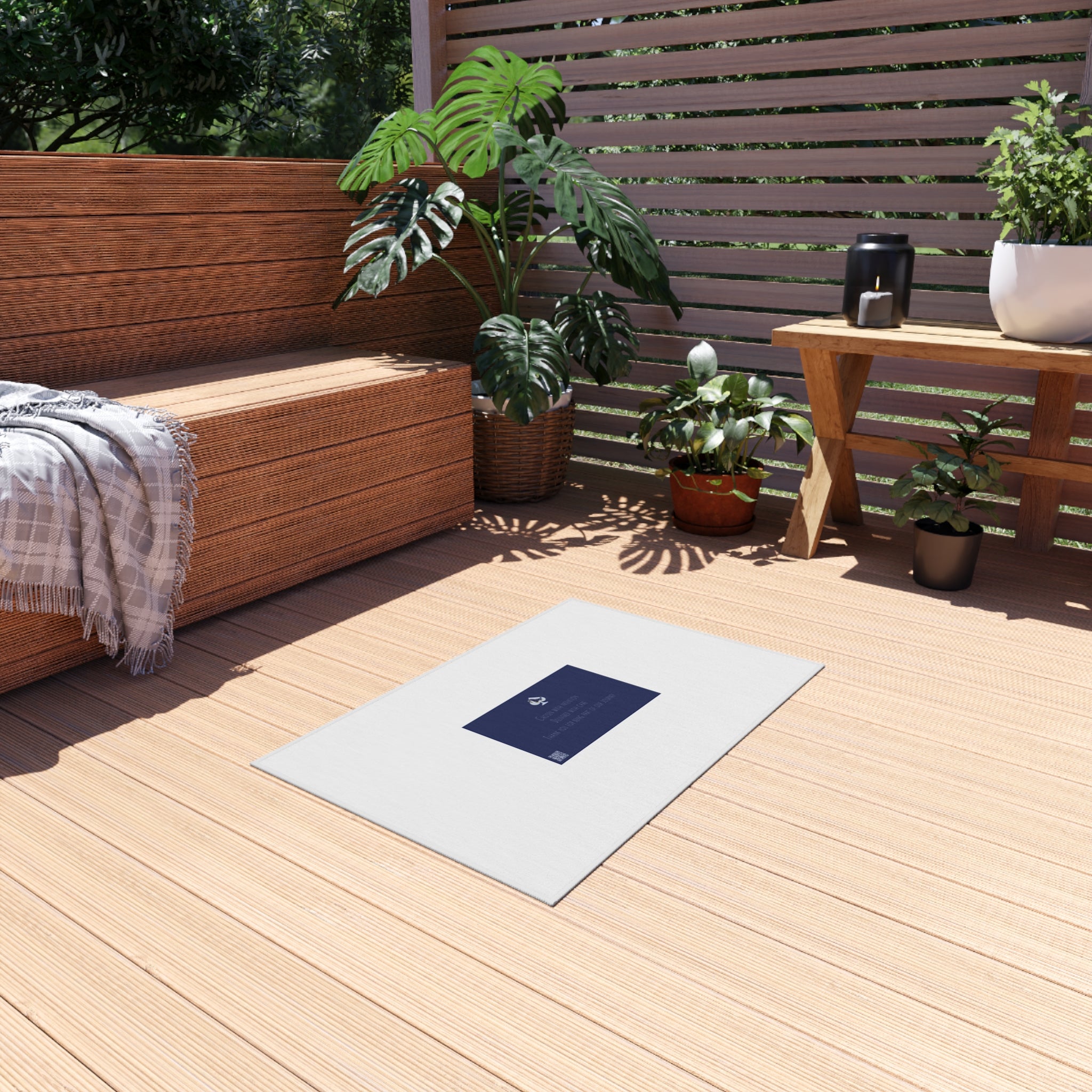 Outdoor Rug — Minimal Modern Reversible Patio Rug