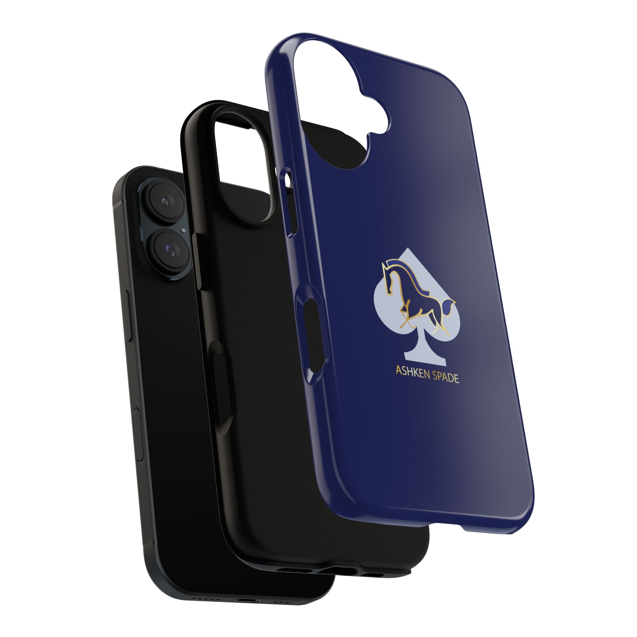 Navy Blue Ashken Spade Logo Phone Case