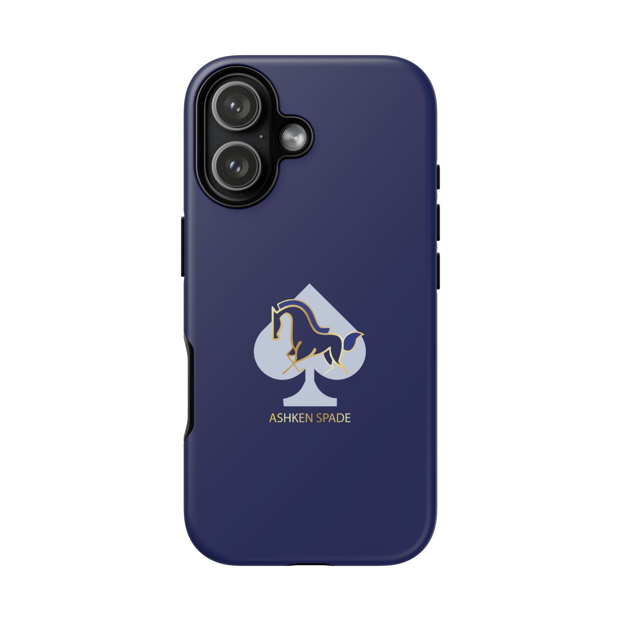 Navy Blue Ashken Spade Logo Phone Case