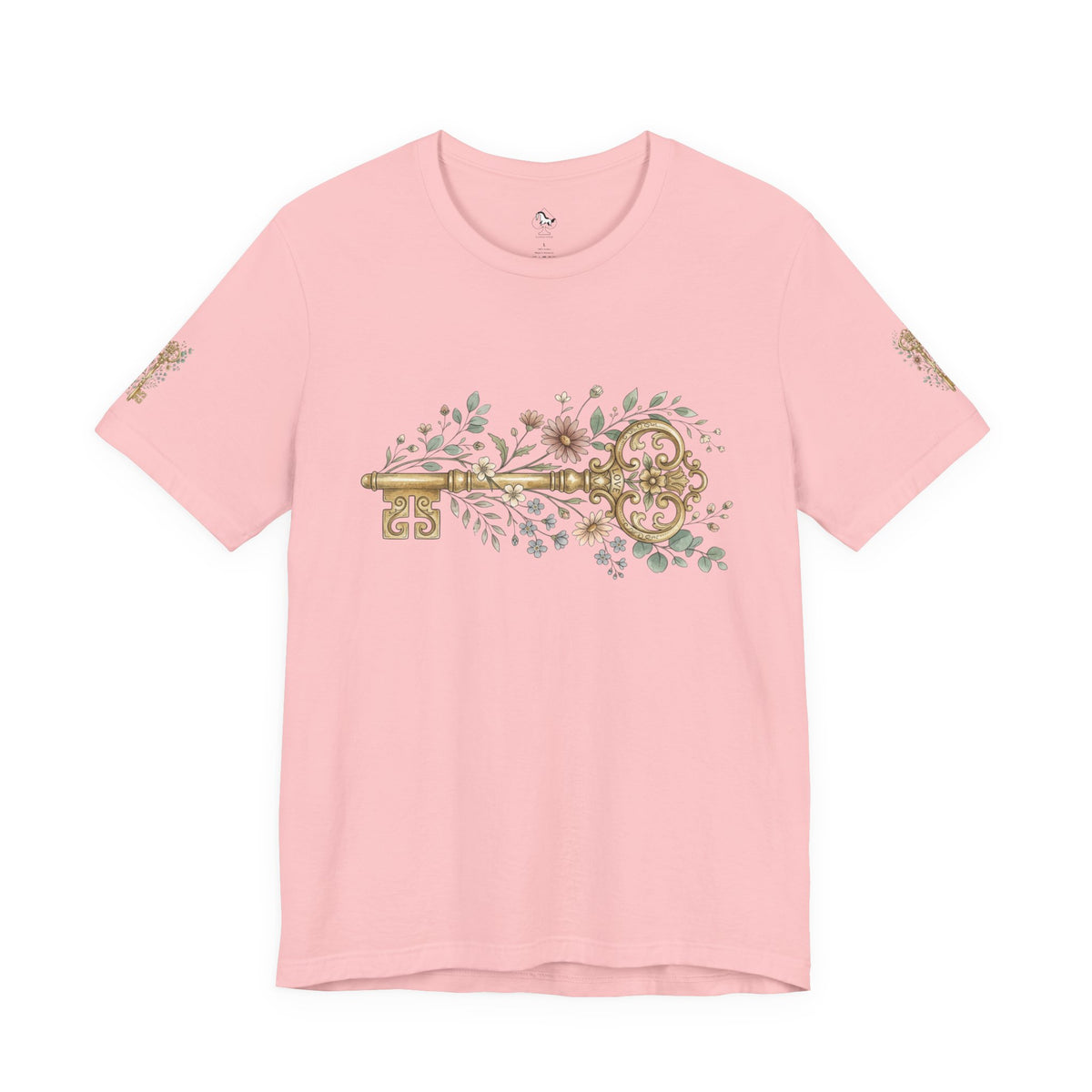Vintage Floral Key T-Shirt