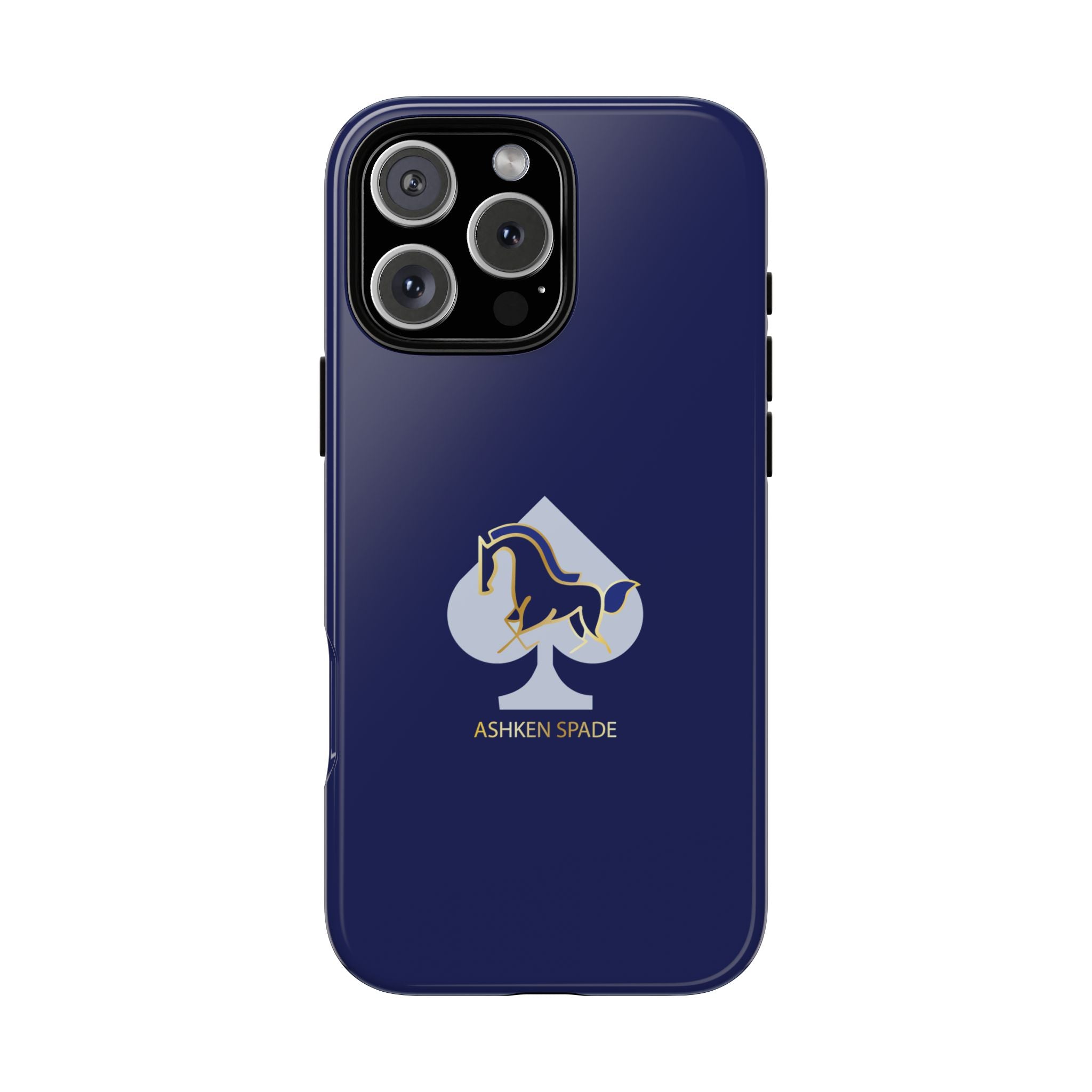 Navy Blue Ashken Spade Logo Phone Case