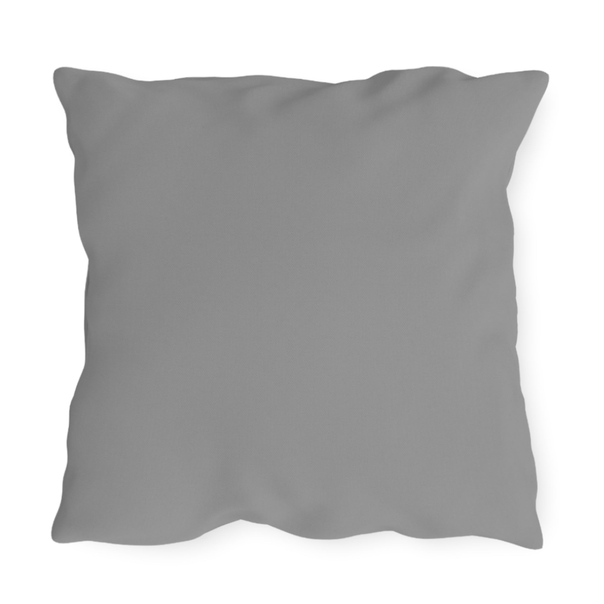 Gray Cushion With Flower
