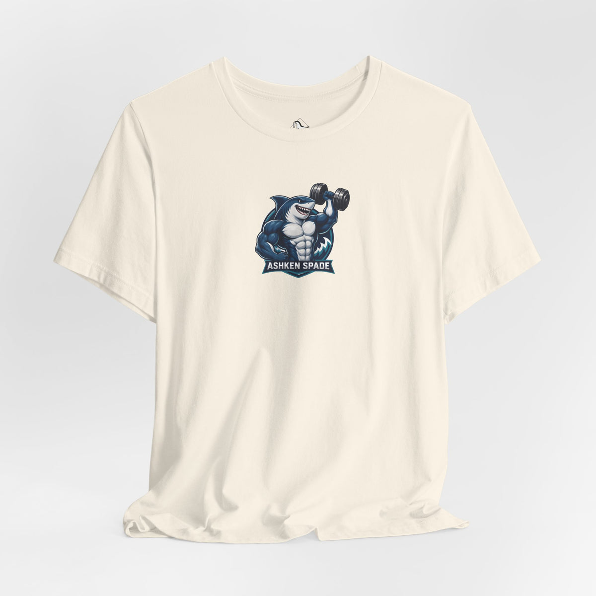 Ashken Spade Shark Weightlifter Personalized Graphic Tee