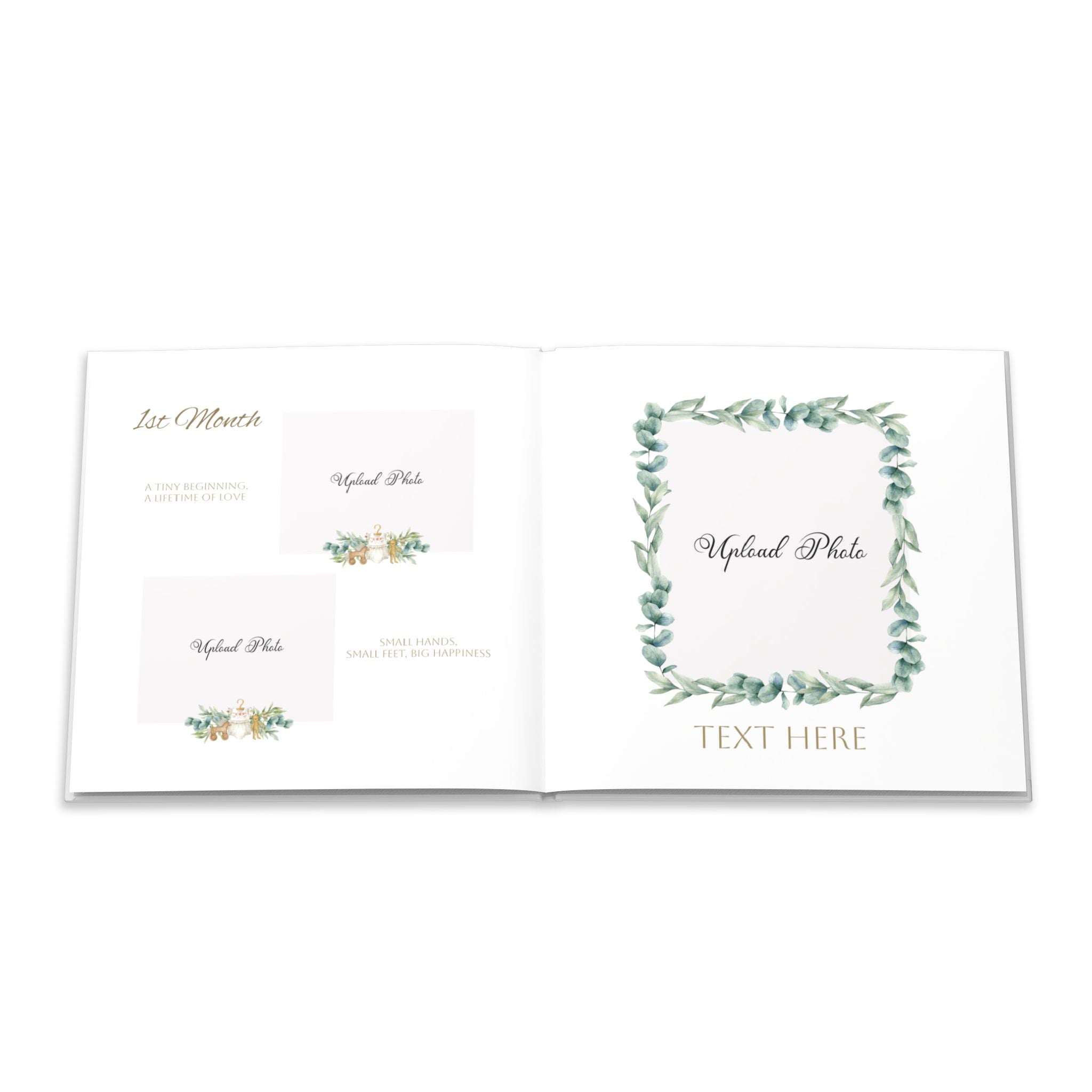 "Hello Baby" Personalized Hardcover Yearbook