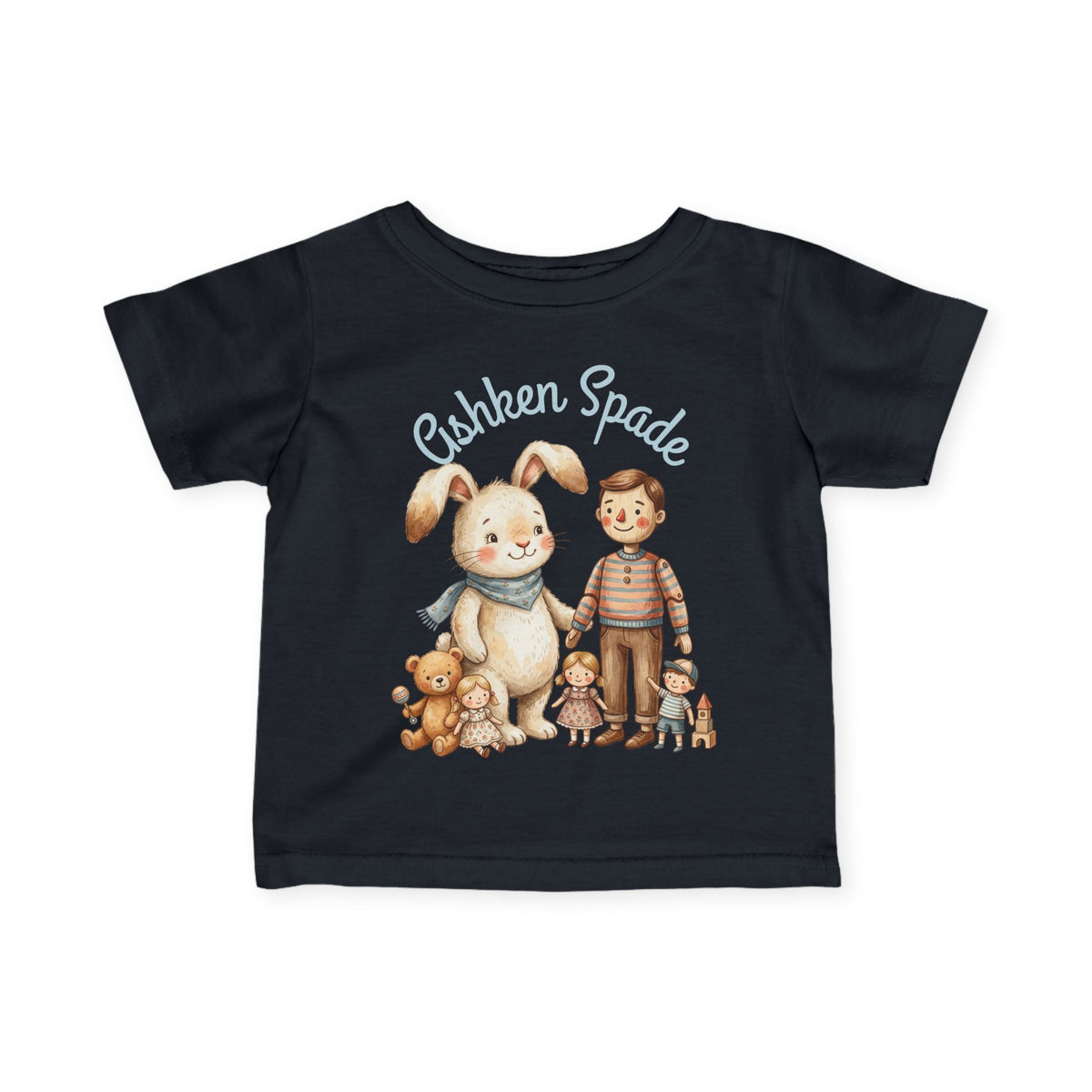 Vintage Boy & Puppy Baby Tee