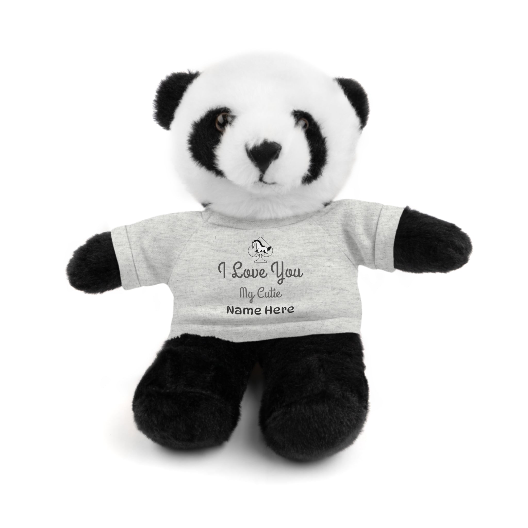 Personalized Teddy Bear with "I Love You" Tee